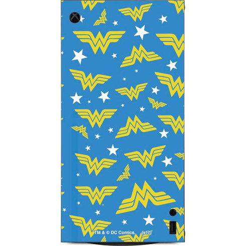 DC Comics Wonder Woman Pattern XBox Series X Digital Edition Console Skin